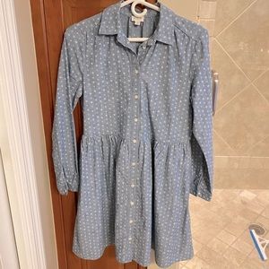 J.Crew Denim Print Dress